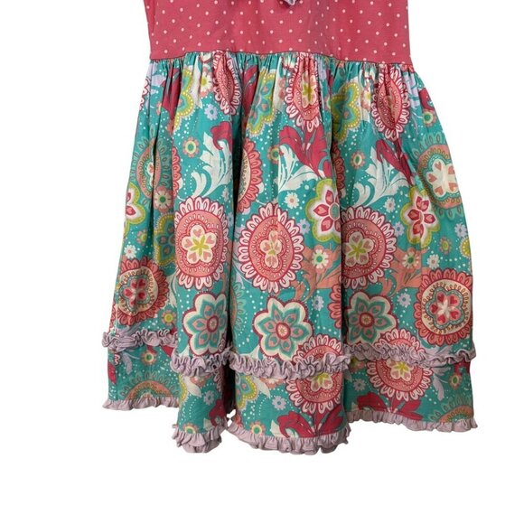 Matilda Jane Girls Wonderment Pretty in Patterns Dress Size 10 - Picture 5 of 10